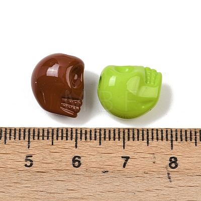 Baking Paint Acrylic Beads OACR-F014-01A-1