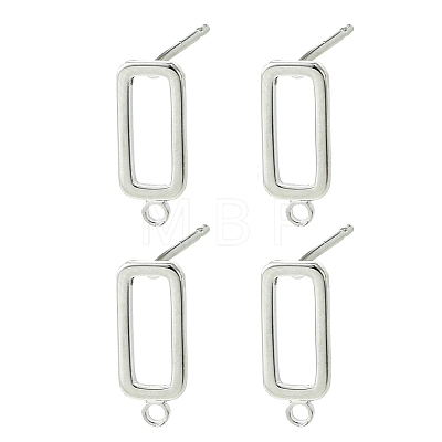 SHEGRACE Brass Stud Earring Findings XGRQ6H659-899P-1