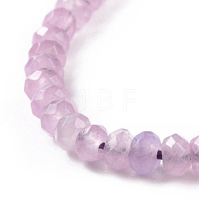 Dyed Natural Malaysia Jade Rondelle Beads Strands G-E316-2x4mm-46-1
