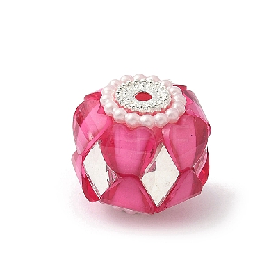 Transparent Acrylic Beads CLAY-NH0003-04S-05-1