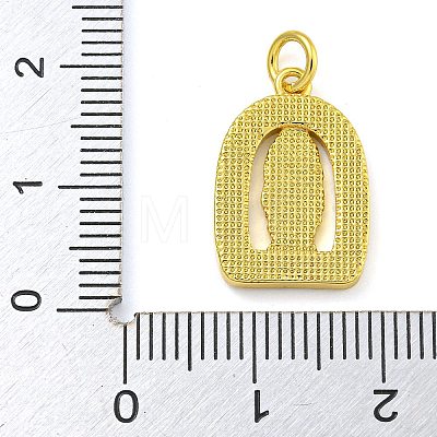 Real 18K Gold Plated Brass Pendants with Shell and Jump Rings KK-D534-04G-03-1