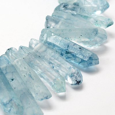 Natural Quartz Crystal Beads Strands G-F462-07A-1