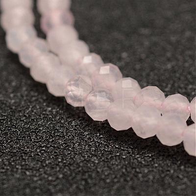 Natural Rose Quartz Beads Strands G-F460-10-1