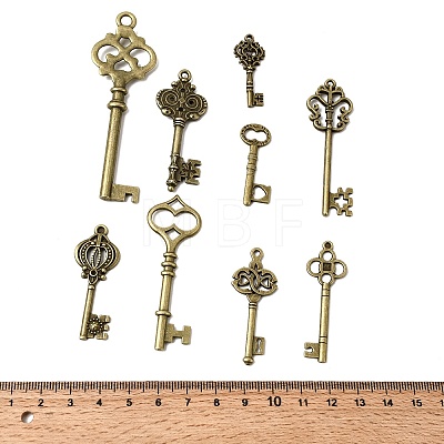 Tibetan Style Alloy Pendants FIND-D040-01AB-1