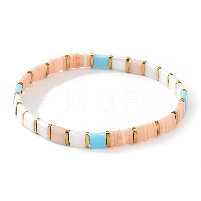 Glass Seed Beads Stretch Bracelets for Women MI7337-4-1
