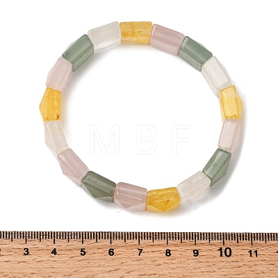 Natural Mixed Stone Beads Stretch Bracelets for Women Men BJEW-C097-06-04-1