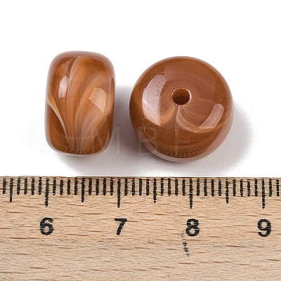 Opaque Acrylic Beads X-MACR-C037-03C-1