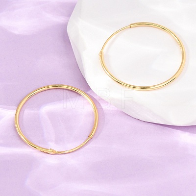 925 Sterling Silver Huggie Hoop Earrings EJEW-C179-05C-G-1