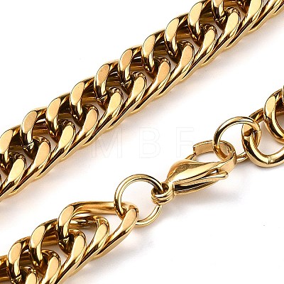 304 Stainless Steel Chain Necklaces NJEW-N0038-04-1