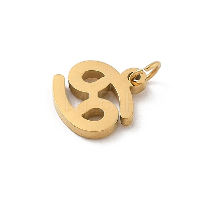 304 Stainless Steel Charms LS-STAS-R001-04G-04-1