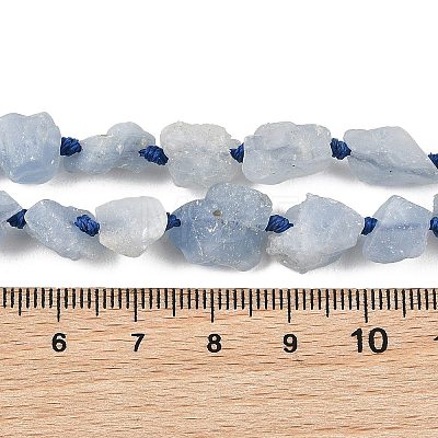Raw Rough Natural Aquamarine Beads Strands G-D101-A05-01-1