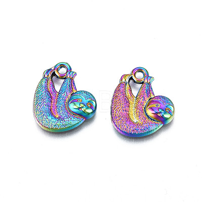 Rainbow Color Alloy Pendants PALLOY-N156-213-1