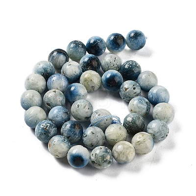 Natural Blue Ice Glacierite Stone Beads Strands G-G078-A01-03-1