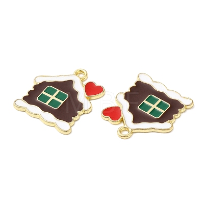 Christmas Alloy Enamel Pendants ENAM-D050-13C-01G-1