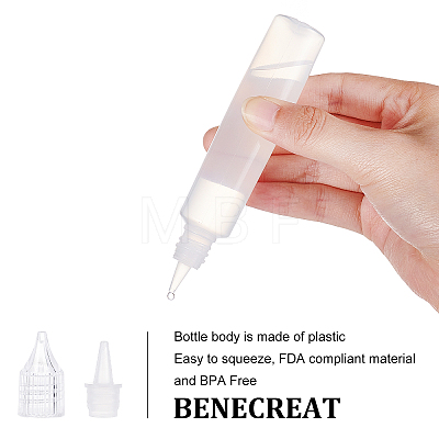 BENECREAT PE Squeeze Bottle Kits AJEW-BC0001-43-1