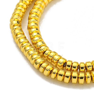 Electroplated Synthetic Non-Magnetic Hematite Beads Strands G-I360-E01-01-1