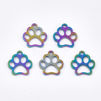 Ion Plating(IP) 201 Stainless Steel Pet Charms STAS-Q201-JN210-1