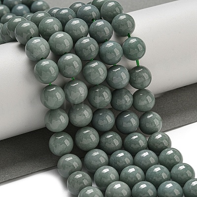 Natural Myanmar Jadeite Beads Strands G-B099-C07-06-1