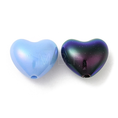 UV Plating Opaque Acrylic Beads X-SACR-L005-02-1