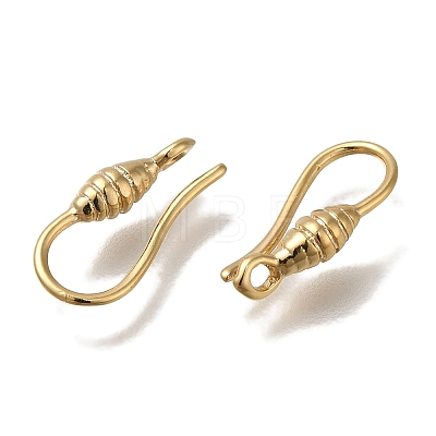 Brass Earring Hooks KK-H502-16G-1