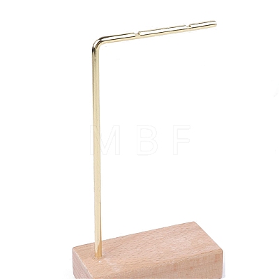 Metal L Bar Earring Display Stands PW-WGFFF71-01-1