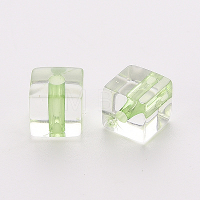 Transparent Acrylic Beads TACR-S154-12A-83-1