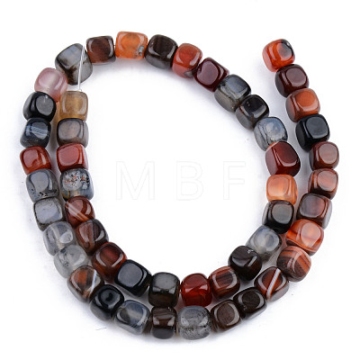 Natural Agate Beads Strands G-S359-135-1