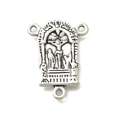 Tibetan Style Alloy Chandelier Component Links PALLOY-D291-26AS-1