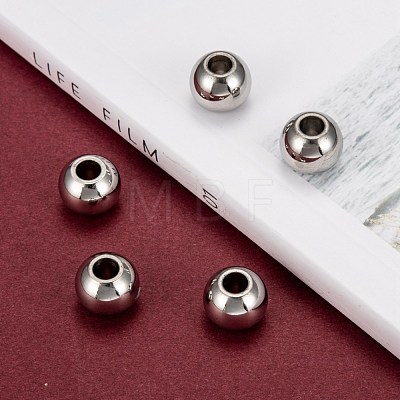 304 Stainless Steel Beads X-STAS-Q150-1