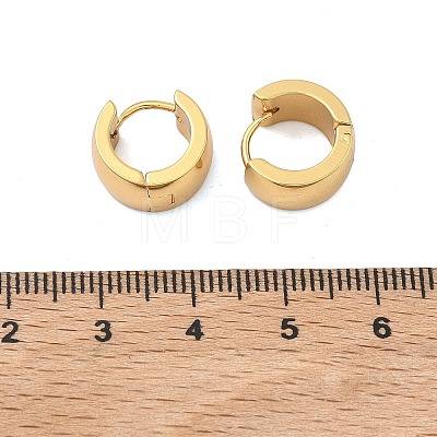 201 Stainless Steel Wide Huggie Hoop Earrings EJEW-D354-16G-1