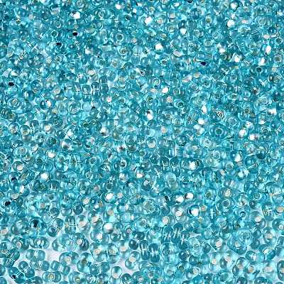 Baking Paint Transparent Glass Seed Beads SEED-N006-05K-1