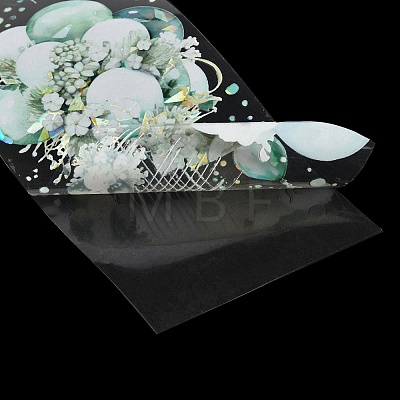 Flower PET Waterproof Stickers STIC-P015-A04-1