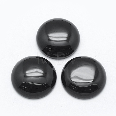 Natural Obsidian Cabochons X-G-E492-A-05-1