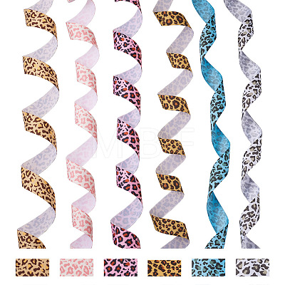 Leopard Printed Grosgrain Ribbons OCOR-TA0001-25-1