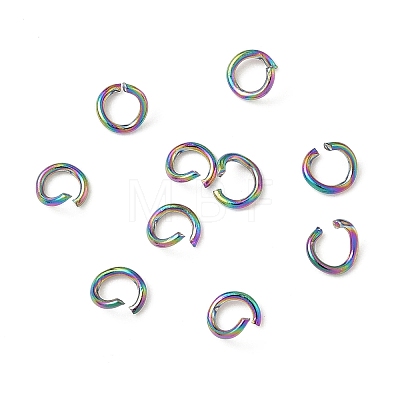 304 Stainless Steel Open Jump Rings STAS-Z150-01A-RC-1