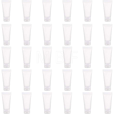 20ml Matte PE Plastic Refillable Flip Top Cap Bottles LS-MRMJ-WH0024-01A-1