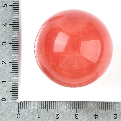 Cherry Quartz Glass Sphere Beads G-I367-07G-1