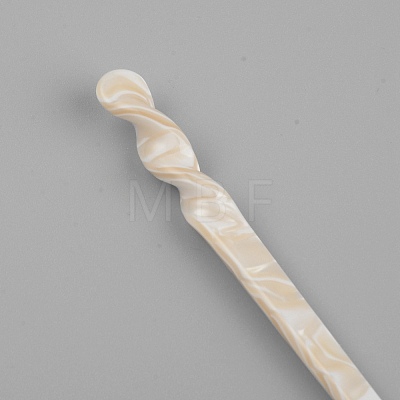 Resin Updo Hair Pins Clips OHAR-WH0018-10A-1