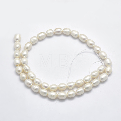 Natural Cultured Freshwater Pearl Beads Strands PEAR-F007-77-1
