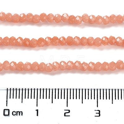 Baking Painted Imitation Jade Glass Bead Strands DGLA-A034-J4MM-A34-1