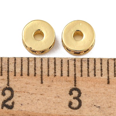 Rack Plating Brass Micro Pave Cubic Zirconia Beads KK-U030-26G-06-1