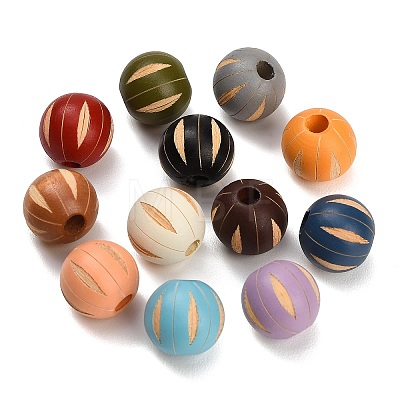 Schima Wood European Beads WD-CBA7A54-01-1
