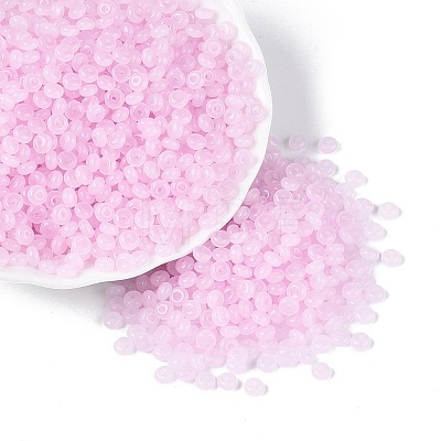 Transparent Glass Seed Beads SEED-Q041-01E-1