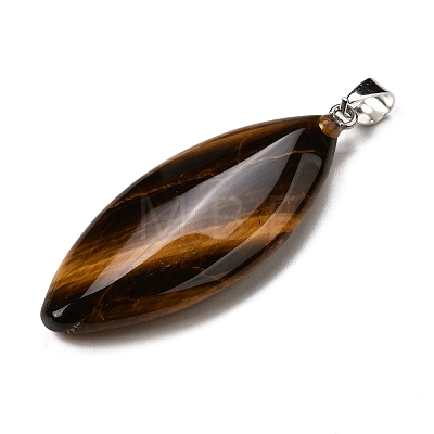 Natural Tiger Eye Big Pendants G-F820-06I-1