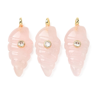Natural & Synthetic Mixed Gemstone Carved Pendants G-H357-04G-1