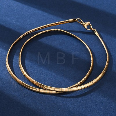 Ion Plating(IP) 304 Stainless Steel Necklaces NJEW-G310-06G-1