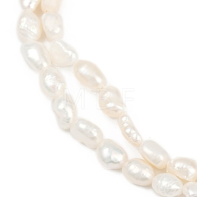 Natural Cultured Freshwater Pearl Beads Strands PEAR-P064-20E-02B-1