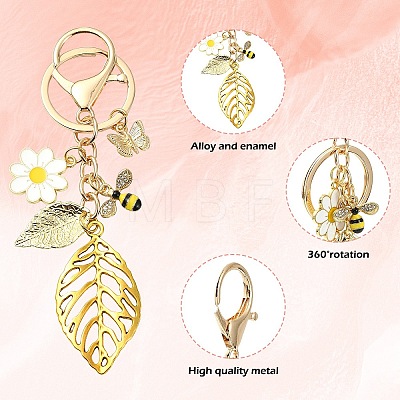 Alloy Enamel Keychain KEYC-YW00278-1
