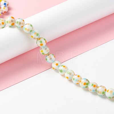 Handmade Lampwork Beads Strands LAMP-D015-11A-1