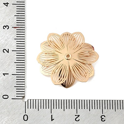 Brass Bead Caps KK-C167-03A-G-1